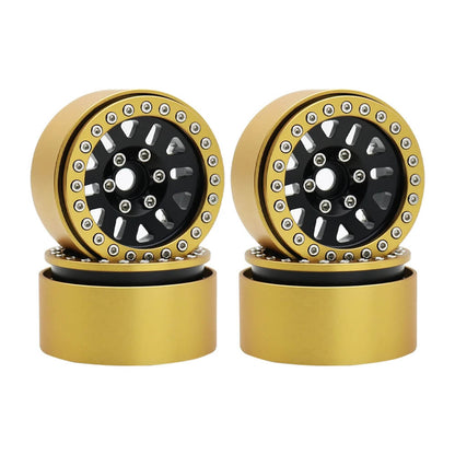 Heavy Brass 1.9 Inch Beadlock Wheel Rim Hub for 1/10 RC Rock Crawler