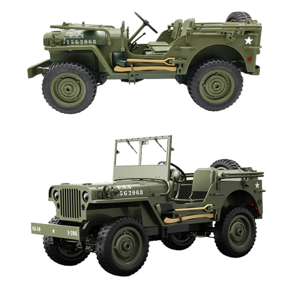 JJRC C8815 Willys MB Jeep 4WD 1 10 RC Military Rock Crawler The Joy Box