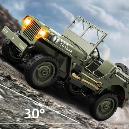 JJRC C8815 Willys MB Jeep 4WD 1/10 RC Military Rock Crawler