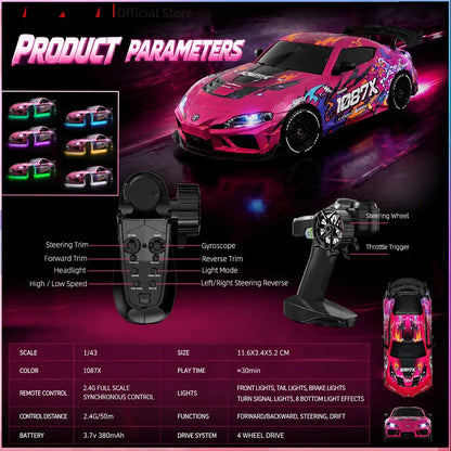 JXC SP4301 1:43 Mini 4WD RC Drift Car