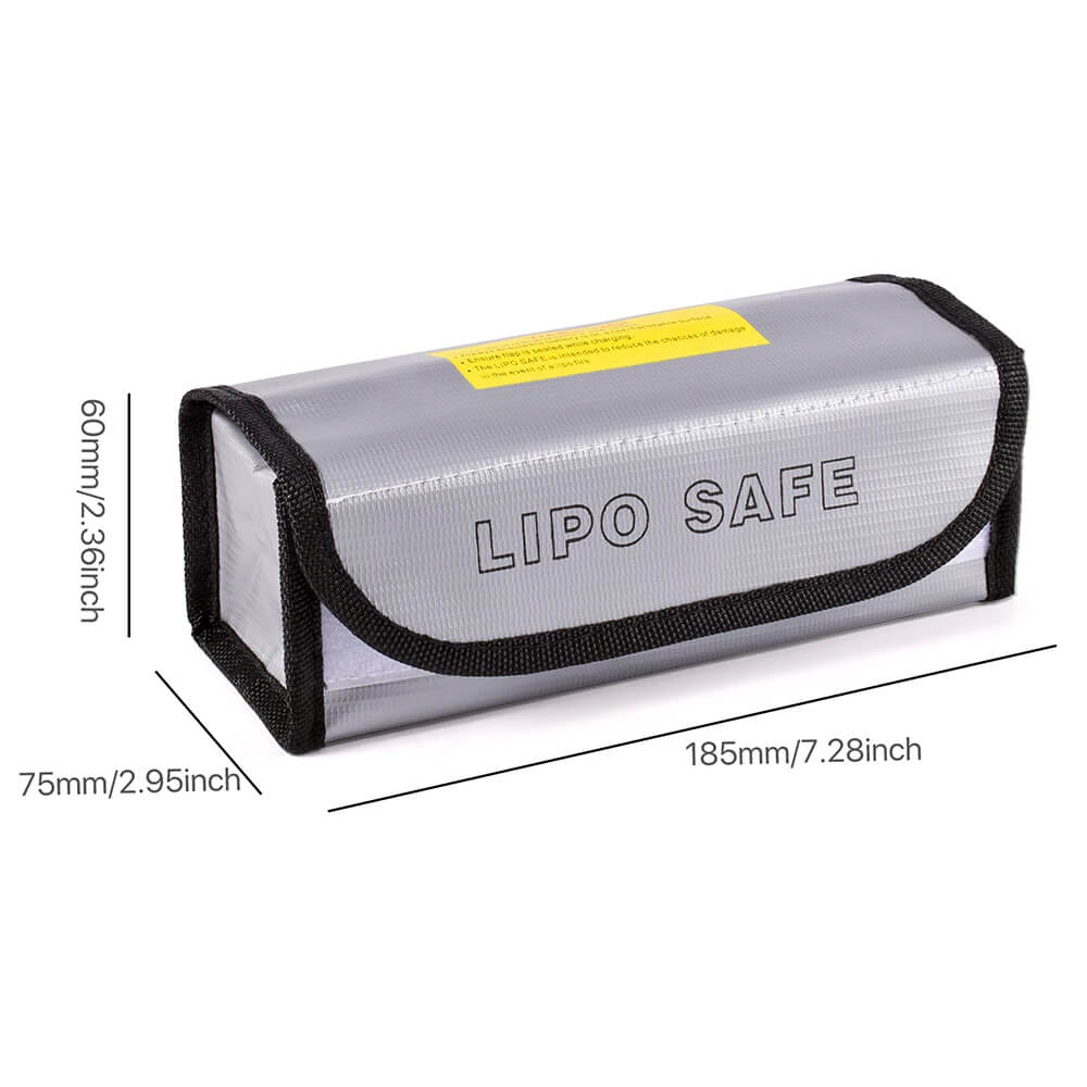 LiPo Safe Explosion-proof Battery Bag 18.5x7.5x6cm