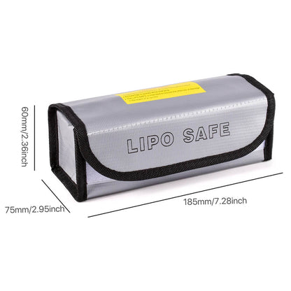 LiPo Safe Explosion-proof Battery Bag 18.5x7.5x6cm