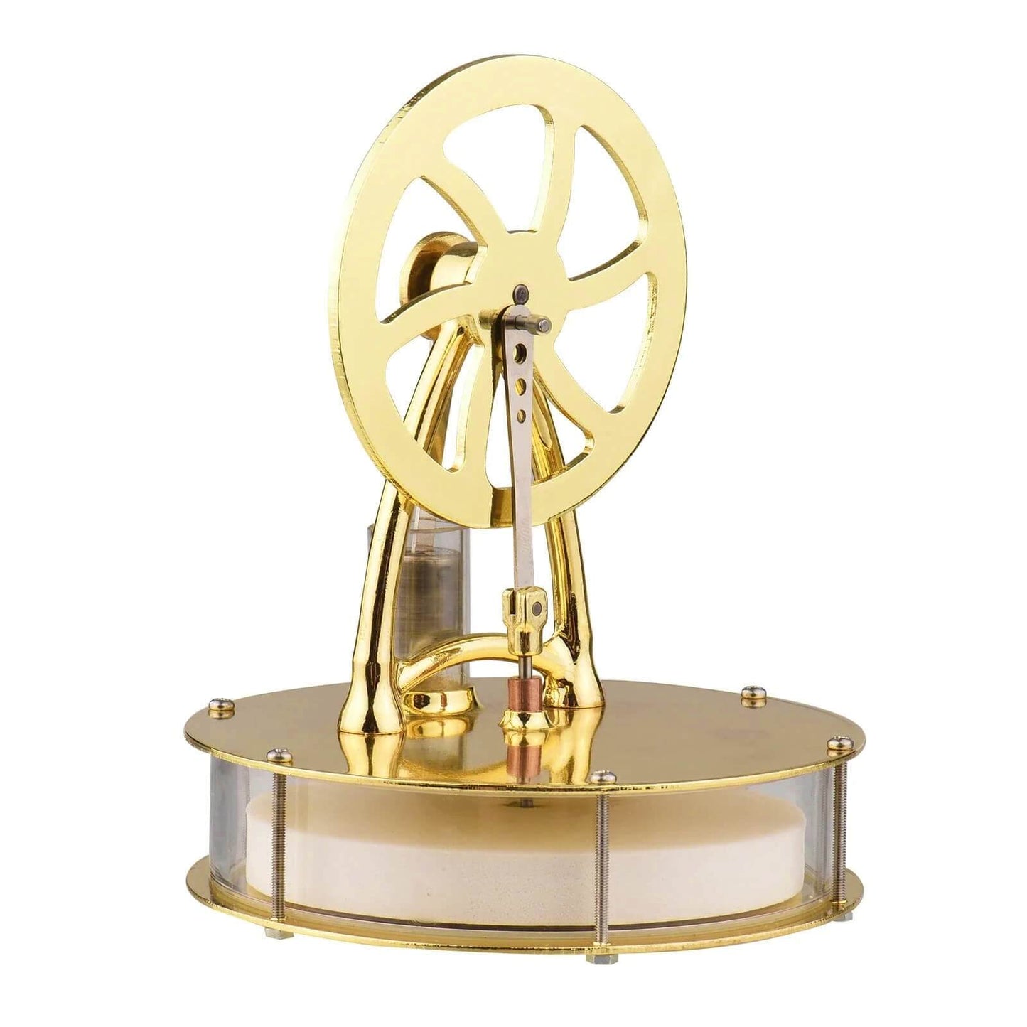 Low Temperature Transparent Stirling Engine Model