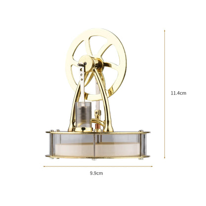 Low Temperature Transparent Stirling Engine Model