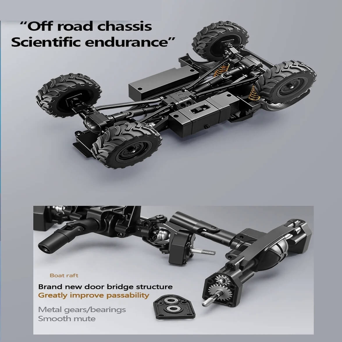 MN333 1/18 Scale 4WD RC Crawler