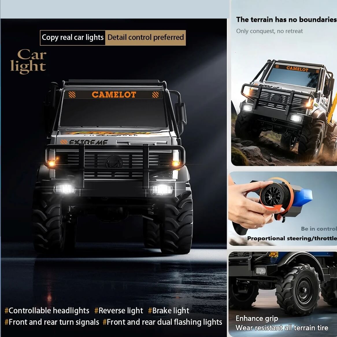 MN333 1/18 Scale 4WD RC Crawler