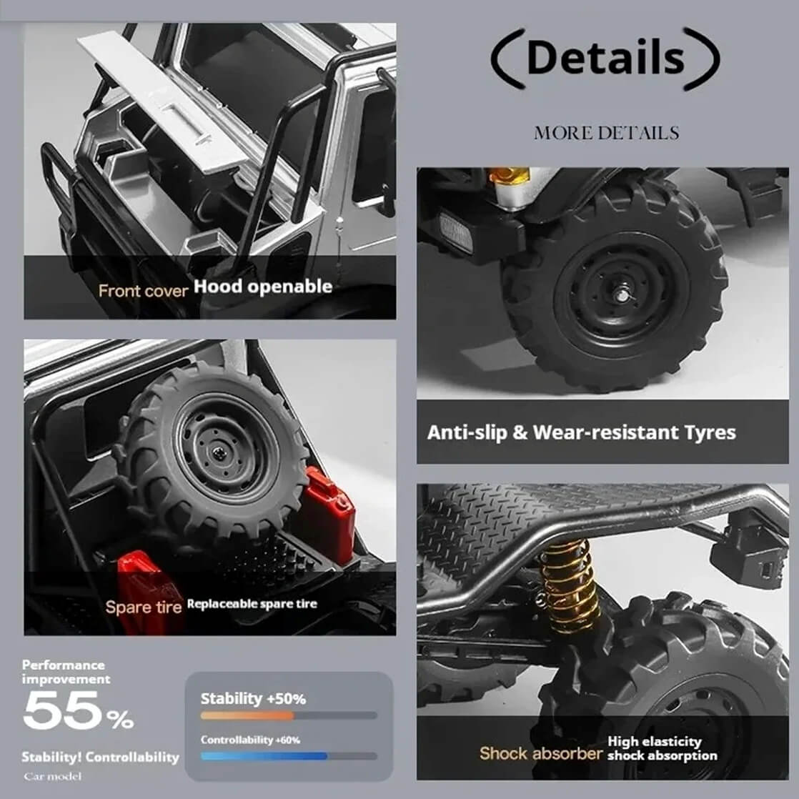 MN333 1/18 Scale 4WD RC Crawler