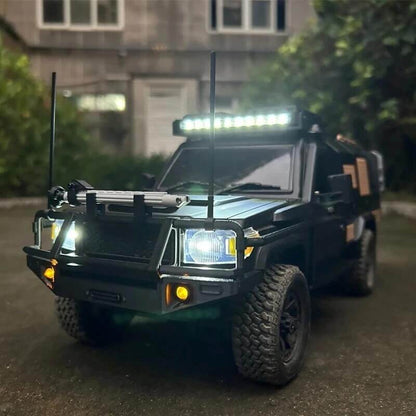 MN82 RC Crawler Scale Upgrade Kit with Bullbar, Roof Rack LED & Accessories