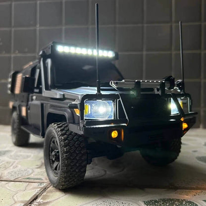 MN82 RC Crawler Scale Upgrade Kit with Bullbar, Roof Rack LED & Accessories