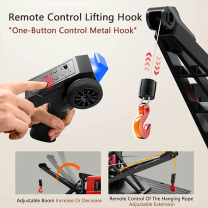 MN82T RC Crawler 1/12 4WD Off-Road Pickup with Simulation Crane