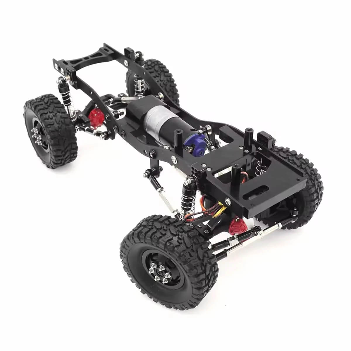 Metal Front & Rear Axle with Drive Shaft Set for WPL RC Crawlers