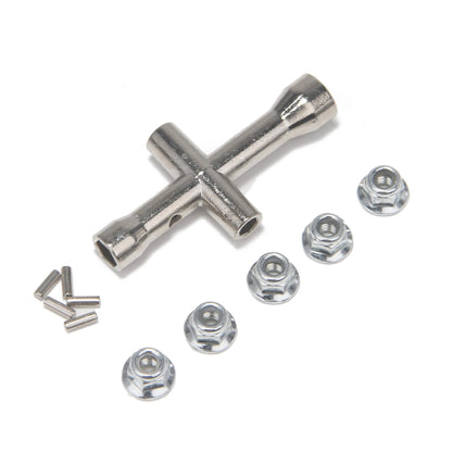 Metal Front & Rear CVD Drive Shaft Kit for 1/16 SCY & SG Brushed RC Cars