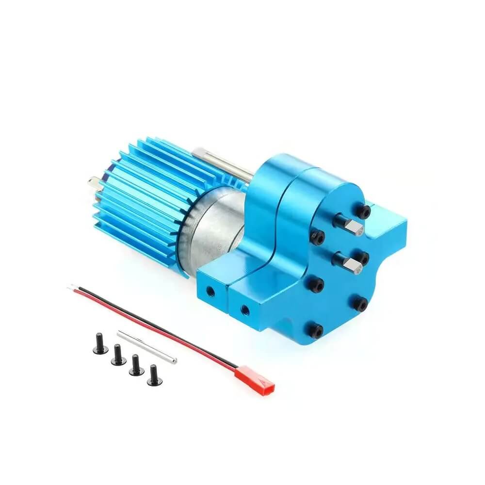 Metal Transfer Gearbox with 370 Brushed Motor for RC Rock Crawlers