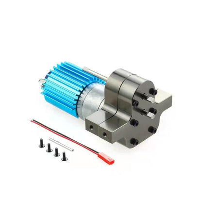 Metal Transfer Gearbox with 370 Brushed Motor for RC Rock Crawlers