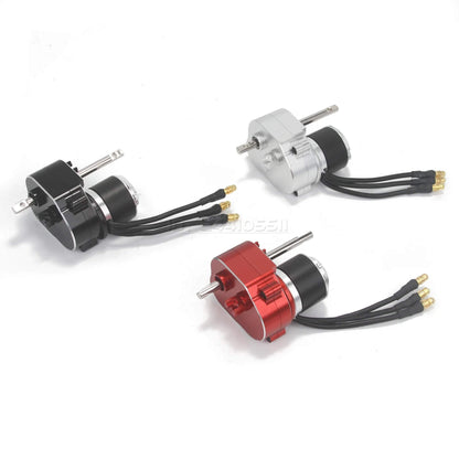 NEEBRC 2600KV Brushless Motor & Metal Gearbox for MN82, MN99S, MN168 & MN78 RC Crawlers