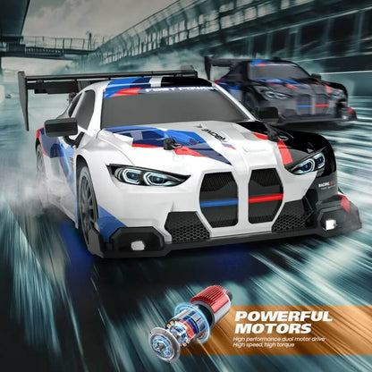 Oike 4WD RC Drift Car with Racing & Drift Tyres and LED Lights