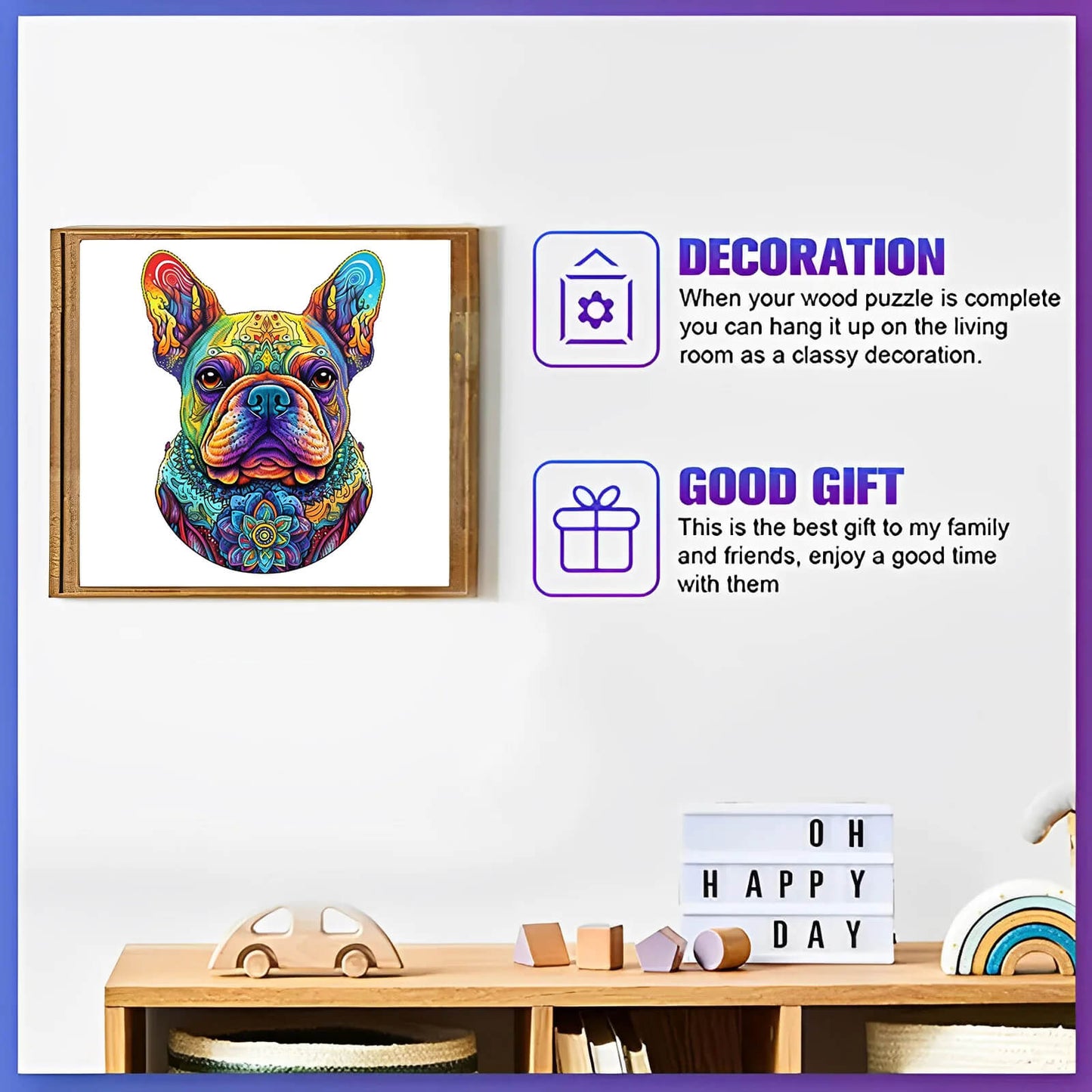 Puppy Dog Wooden Puzzle