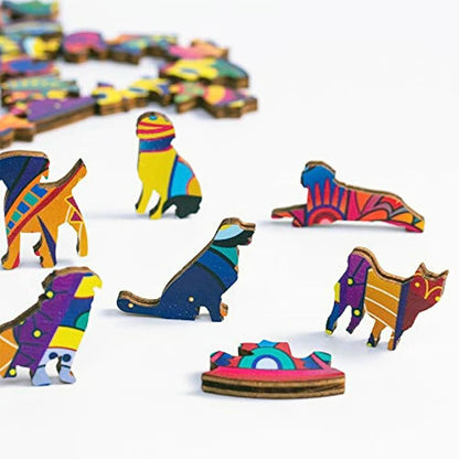 Puppy Dog Wooden Puzzle