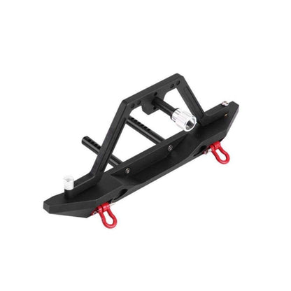 Rear Metal Bumper with Spare Wheel Carrier for 1/10 RC Rock Crawler