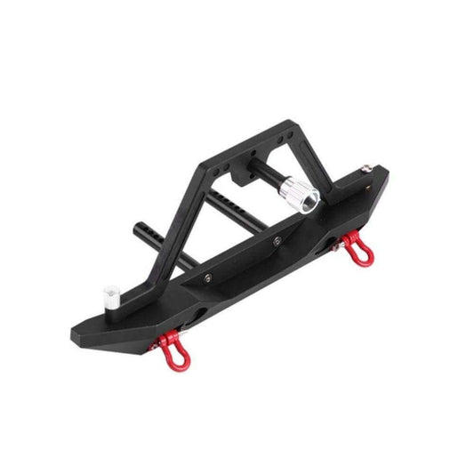 Rear Metal Bumper with Spare Wheel Carrier for 1/10 RC Rock Crawler
