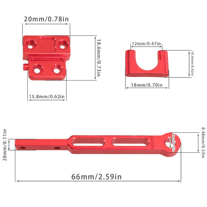 Rear Axle Leaf Spring to Oil Shock Absorber Conversion Kit for MN82 Models