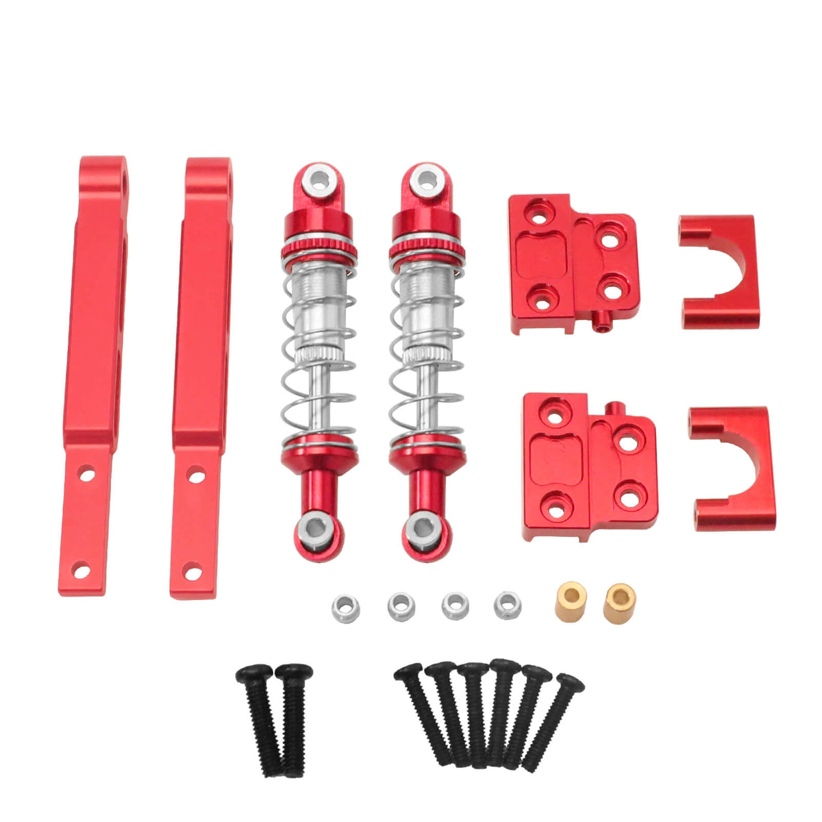 Rear Leaf Spring to Oil Shock Conversion Kit for MN82 RC Crawler – The ...