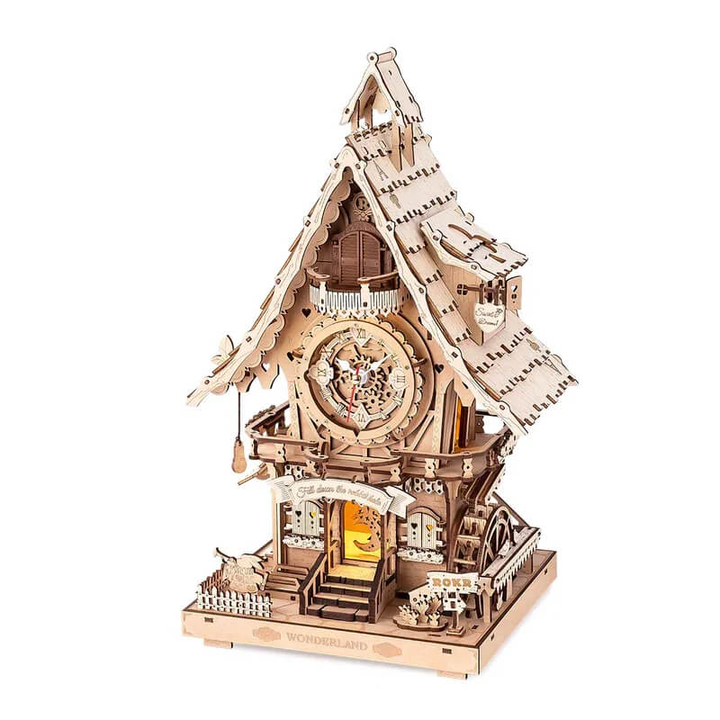 Robotime ROKR Cuckoo Clock – 3D Wooden Puzzle DIY Model Kit