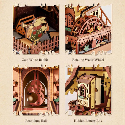 Robotime ROKR Cuckoo Clock – 3D Wooden Puzzle DIY Model Kit