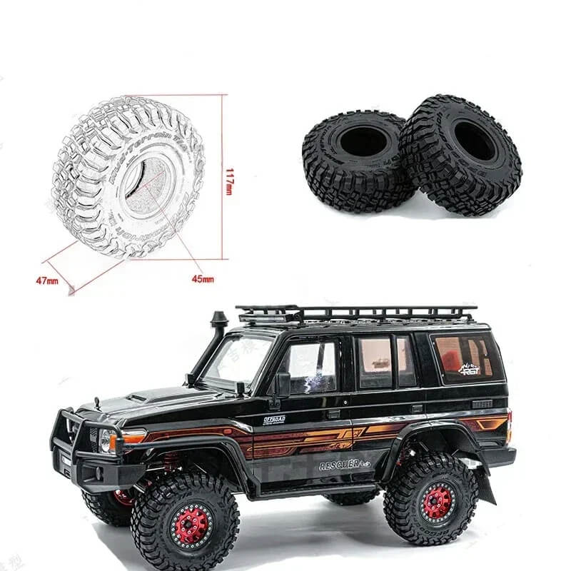 Rock Crawler RC Tyres 1.9 Inch 117mm Tires