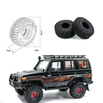 Rock Crawler RC Tyres 1.9 Inch 117mm Tires