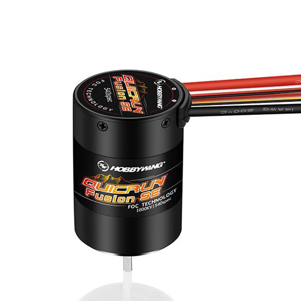 HobbyWing 2 in 1 QuicRun Fusion Brushless Motor & Built in 40A ESC