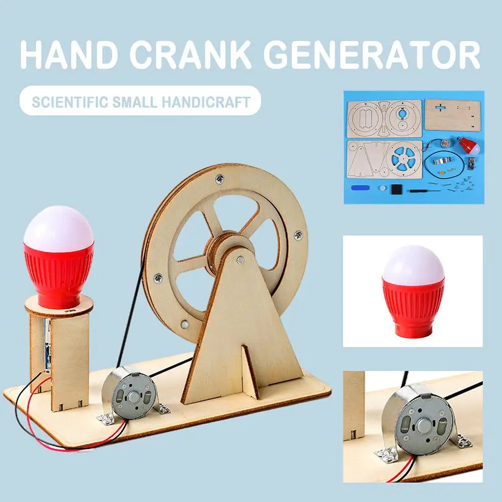 DIY Hand Crank Generator Science Experiment Kit