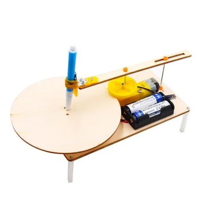 DIY Wooden Electric Automatic Plotter Drawing Robot STEM Kit