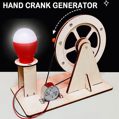 DIY Hand Crank Generator Science Experiment Kit