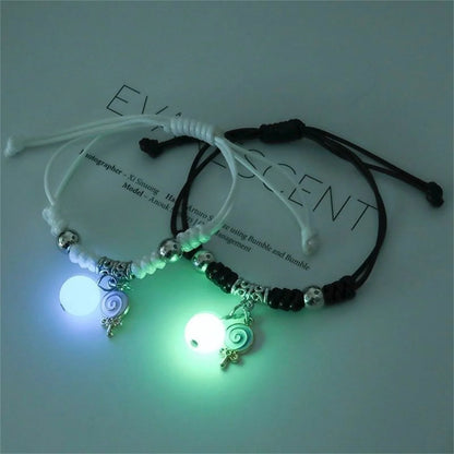 Luminous Beads Couple Bracelet Pair