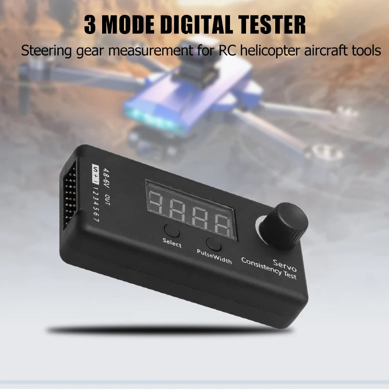 3 Modes Digital Servo & ESC Consistency Tester