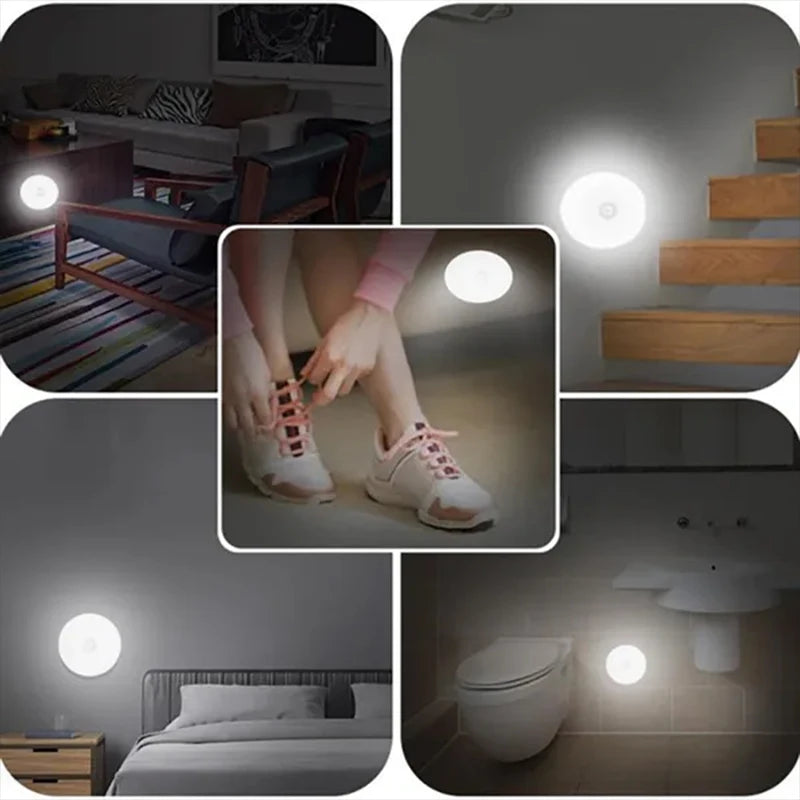 2 Pack of Motion Sensor LED Rechargeable Night Lights