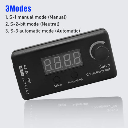 3 Modes Digital Servo & ESC Consistency Tester