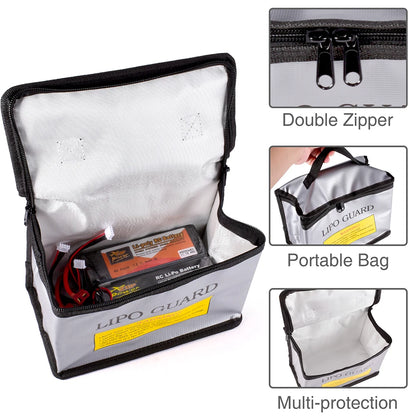 LiPo Safe Explosion-proof Battery Bag 21.5x16.5x12cm