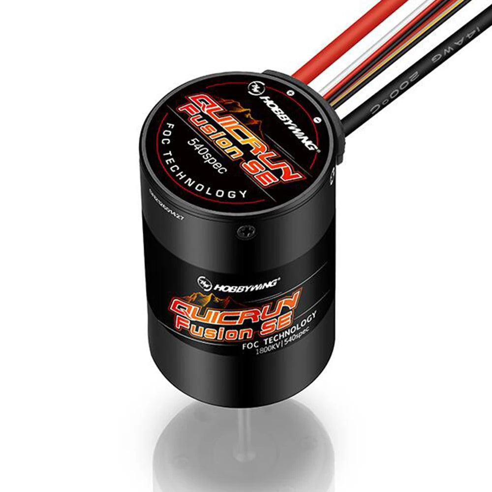 HobbyWing 2 in 1 QuicRun Fusion Brushless Motor & Built in 40A ESC