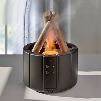 KINSCOTER Simulated Bonfire Flame Aroma Diffuser Air Humidifier