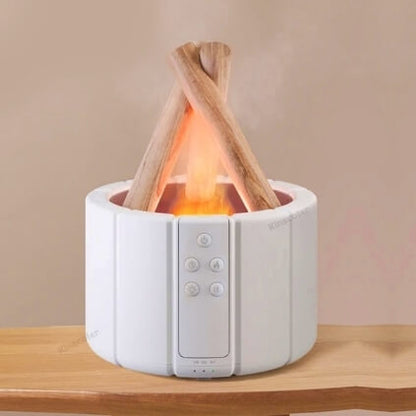 KINSCOTER Simulated Bonfire Flame Aroma Diffuser Air Humidifier