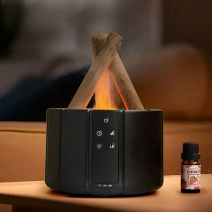 KINSCOTER Simulated Bonfire Flame Aroma Diffuser Air Humidifier