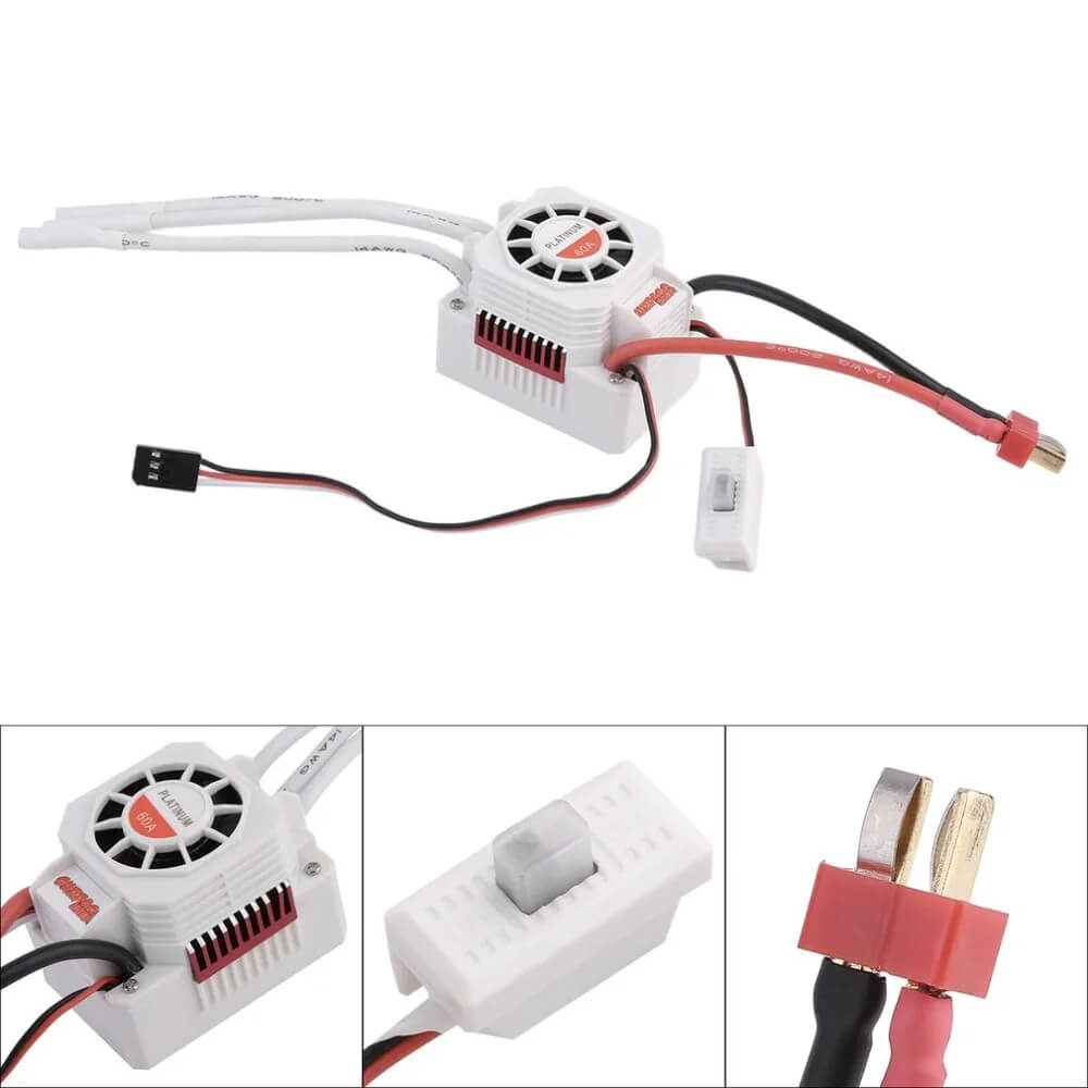 Surpass Hobby Platinum 60A Waterproof Brushless ESC