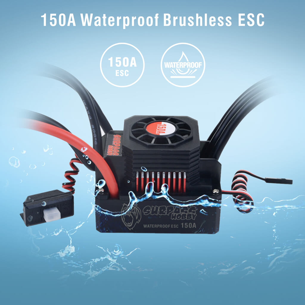 Surpass Hobby Waterproof 150A Brushless ESC