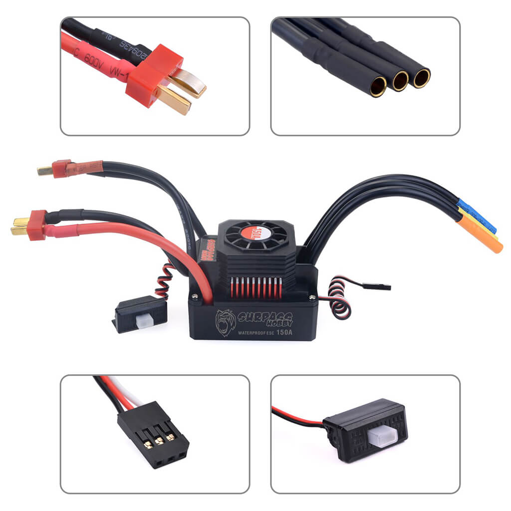 Surpass Hobby Waterproof 150A Brushless ESC