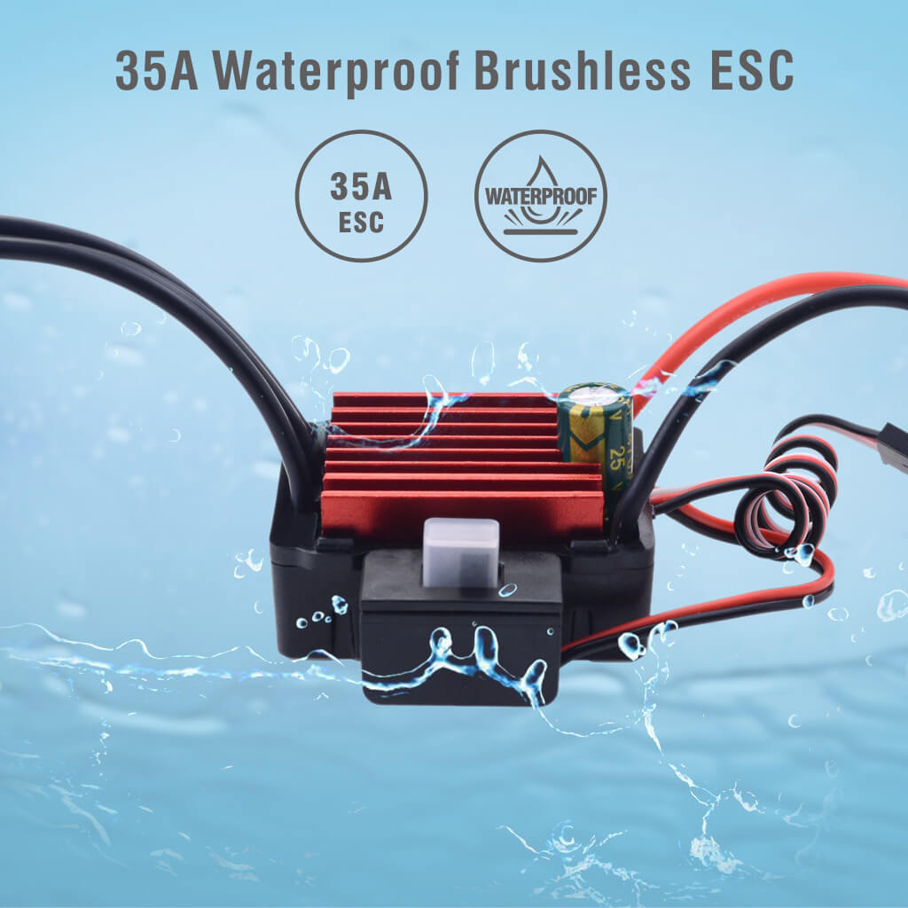 Surpass Hobby Waterproof 35A Brushless ESC