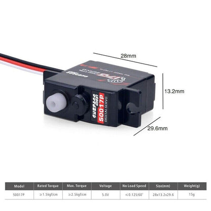 Surpass Hobby 17G Plastic Gear Digital Servo