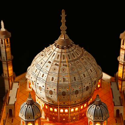 Taj Mahal 3D Wooden Puzzle with LED Lights