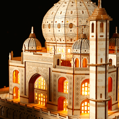 Taj Mahal 3D Wooden Puzzle with LED Lights